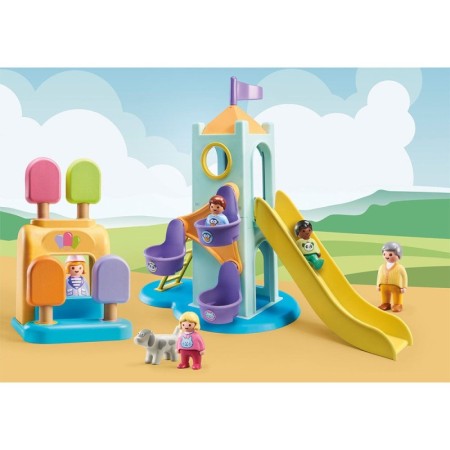 PLAYMOBIL - 1.2.3 CASTEL DE AVENTURA CU STAND DE INGHETATA Playmobil - 1